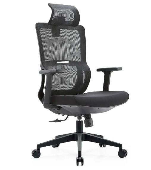 Cheap Black Full Mesh Mesh Furniture Lumbar Support Massage Modern Wholesale Armrest Comfort Fabric Ergonomic Office Chair for sale