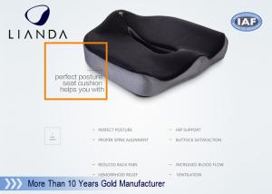 Best Massage Curve Memory Foam Car Seat Cushion Breathable And Machine Washable Cover wholesale