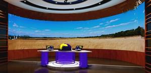 China Stage Event Curved LED Display / Indoor Curved Led Video Wall Displays on sale