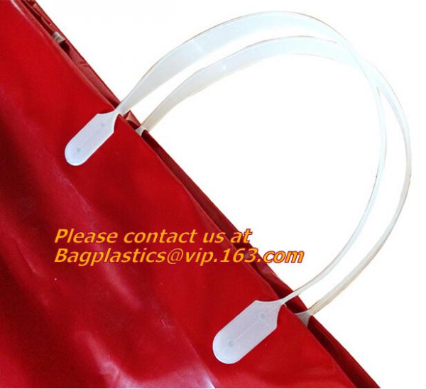 Individually packed waste bag, individually packed, single fold,100% fully biodegradable die cut handle plastic shopping