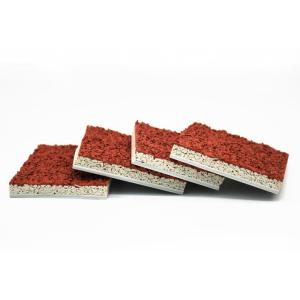 Epdm Running Track / Athletic Running Track With Weather Resistance And Smooth Surface