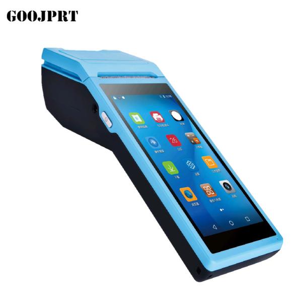 Cheap 5.5 Inch Touch Screen display Handheld Terminal 3G Android Mini Pos Machine with Bluetooth Wifi Thermal Mini Pos Printer for sale