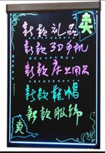 Colorful Advertising Led Illuminated Crystal Writing Board Display