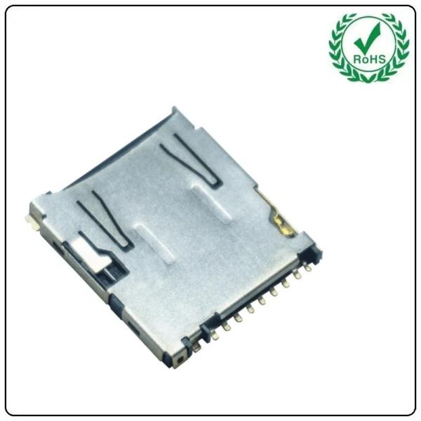 Cheap TF Micro SD Card Socket 9Pin 1.68H Micro PCB Push Push Type for sale
