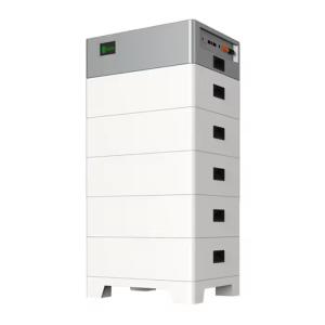 51.2V 100Ah Stacked Solar Energy Storage Battery System with Built-In Inverter for Solar Installations