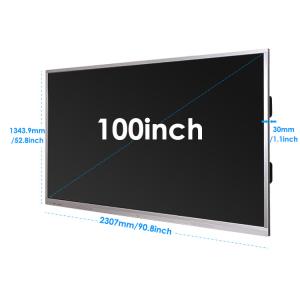 China 100 Inch Lcd Smart Interactive Touch Screen Whiteboard Less Than 300W on sale
