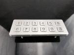 higher quality 6X2 Layout numeric Metal Keypad With 12 flat key buttons for