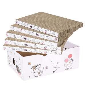 Best Cat Scratcher Cardboard,Reversible,Durable Recyclable Cardboard, Premium Scratch,Suitable for Cats to Rest, Grind Claws and Play wholesale