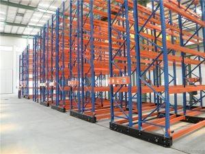 Best Multi Level Movable Shelving System , Heavy Duty Mobile Racking System Customized Color wholesale