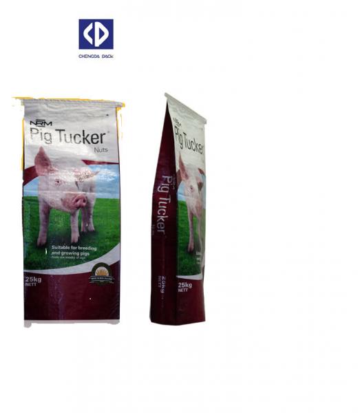 Cheap QDCD Durable BOPP Laminated Bags , PP Woven Laminated Bag For Horse Feed for sale