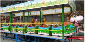 1.9m Height Mini Roller Coaster 4 - 7km/H Speed 1.4 Meters Track Width ISO9001