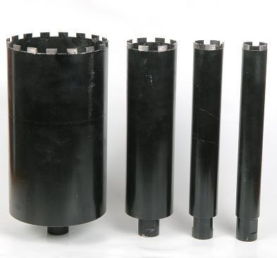 Cheap Black Wet Diamond Core Drill Bit , Diamond Hole Saw For Reinforcement Concrete for sale