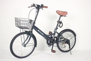 Foldable Road Bike With Comfortable Leather Saddle And 6 Speed Gears