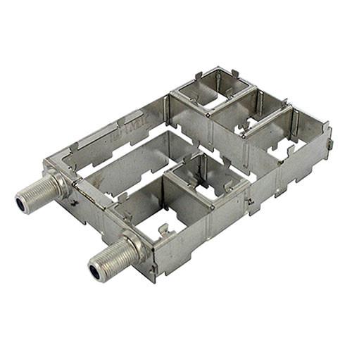 Cheap shield frame and cover with F CONNECTOR for sale