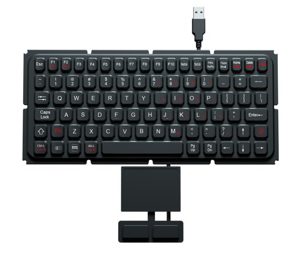 Sealed And Durable Industrial Keyboard With Touchpad And 2 Mouse Keys For Harsh