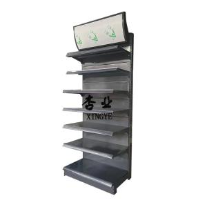 China Factory custom color size grey grocery store display shelf supermarket shelf store display shelf on sale