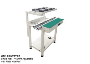 1.5m 2m PCB Assembly Line Normal Link Conveyor With Plate and Fan