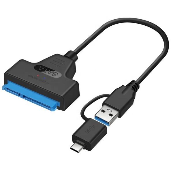 Cheap High Speed 5Gbps 2.5 Inch SSD HDD Hard Disk Type C USB 3.0 Sata Adapter Cable for sale