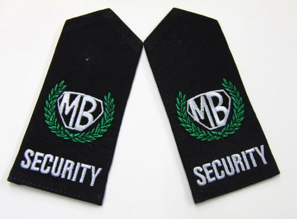 Cheap Custom Color Size Velcro On Twill Embroidered  Shoulder Patches  for Unit Form for sale