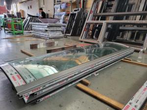 China Custom Aluminium Sliding Windows EPDM Seal 4mm-12mm Thickness Arch Glass Smooth Sliding on sale
