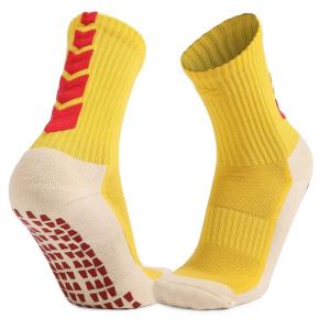 Best Snagging Resistance Soccer Foot Custom Anti-Slip Basketball Grip Flocked Non Skid Socks wholesale