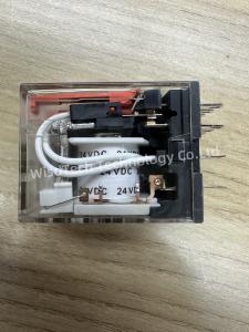 China MY4N-GS DC24 General Purpose Relay 4PDT (4 Form C) 24VDC Coil Socketable on sale