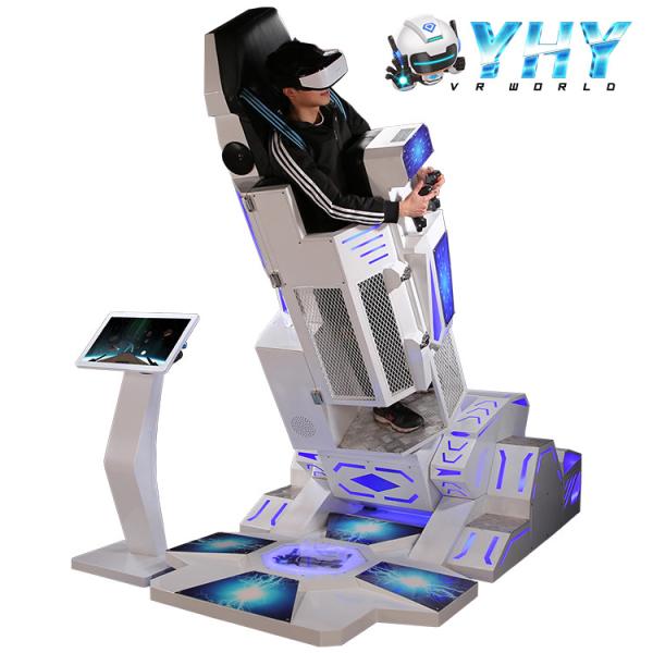 Cheap Single Rocket Style Game VR Simulator Standing VR 360 Device Rotating for sale
