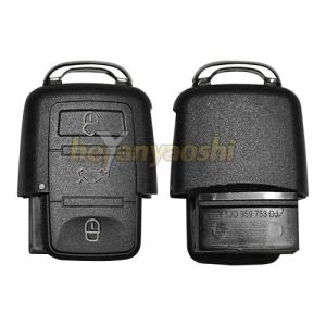 Best Vw 3 Buttons Smart Key Shell with Emergency Key Insert wholesale