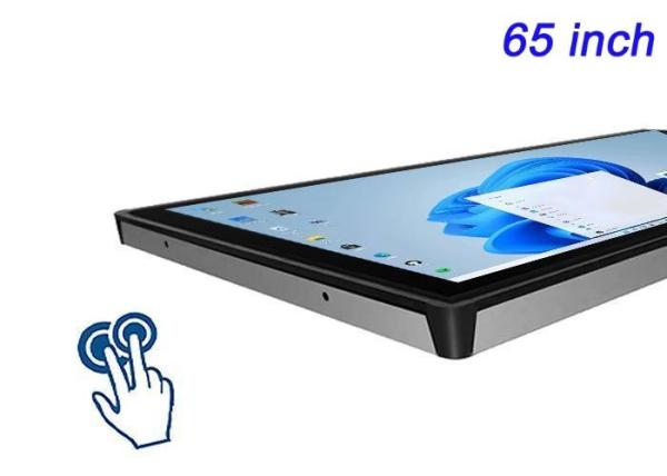 Cheap 65-Inch Windows Touch Embedded Display for Digital Signage Networks, Control Room Applications, Immersive Experiences, and High-Impact Presentations for sale
