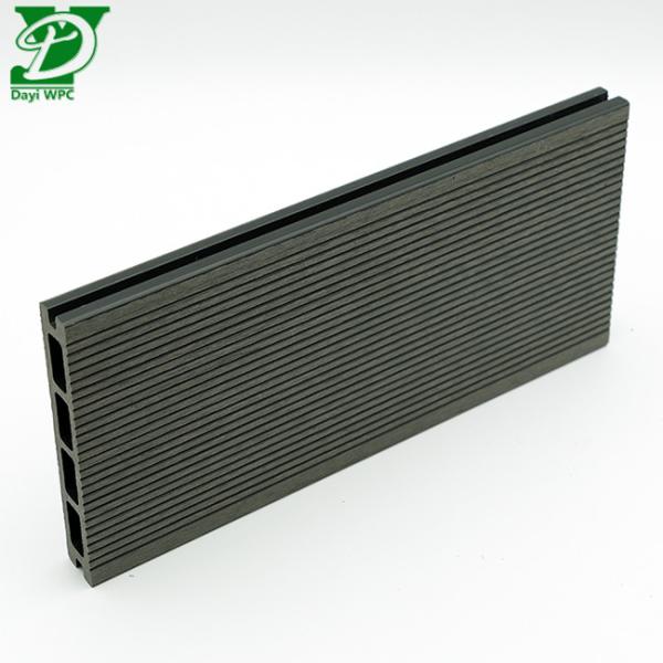 Cheap Versatile Hollow Core Composite Decking Deep Embossed WPC for sale