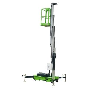 China 8m Aluminum Aerial Work Platform Hydraulic Vertical Lift Table 0.75Kw Lifting Power on sale