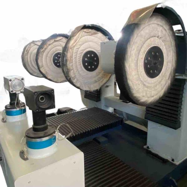 Cheap Two Stations Automatic Polishing Machine For Metal Faucets Surface for sale