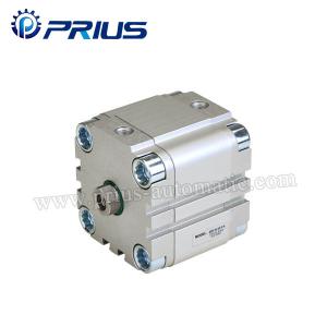 Best FESTO Type Pneumatic Compact Cylinder , Double Acting Cylinder With Tie Rod Rubber Buffer wholesale