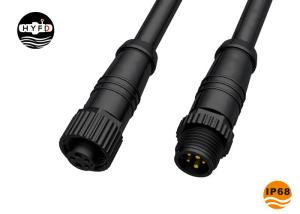 8.0mm IP68 M12 PA66 Shell Waterproof Circular Connector 5 Pin
