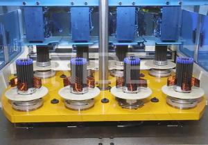 China Reliable Stator Winding Machine , Automatic Coil Winder Eight Working Stations on sale