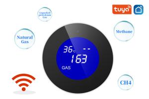 Wifi Tuya Smart Natural Gas Detector Methane Leak Alarm Monitor Sensor For Home Monitor Device