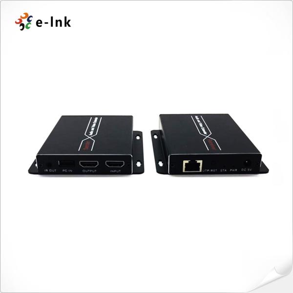 Cheap KVM Extender Video Audio Transmission Over IP KVM Extender Support Keyboard Mouse Control for sale