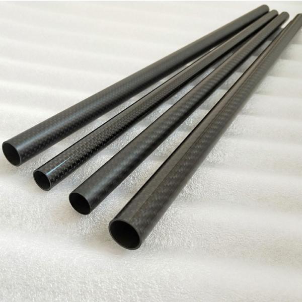 Cheap Plain Weave 3K Carbon Fibre Tube CNC Machining For Cleaning Equipment for sale