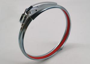 China Durable Light Weight 4 Quick Release Hose Clamp Silver on sale