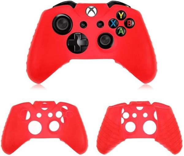 Cheap Soft Protector Cover For Microsoft Xbox One Controller - Color Red for sale