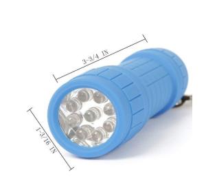 Dry Battery High Powered Flashlight , Torch Light Lamp 20 Lumens 12 Months Warranty