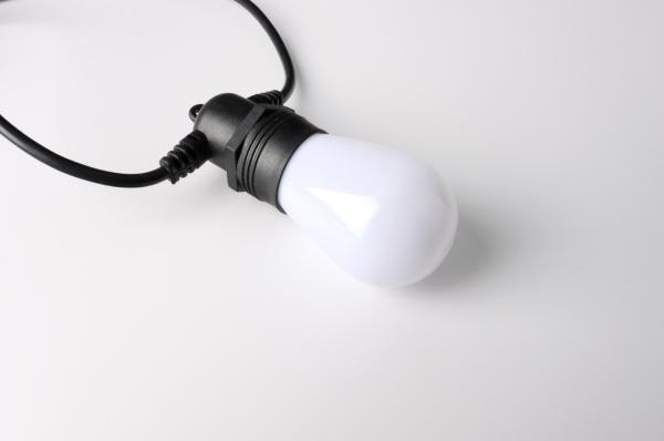 Cheap Motion Sensor S14 48 Foot Weatherproof Flexible Led Light String With Hanging Sockets for sale