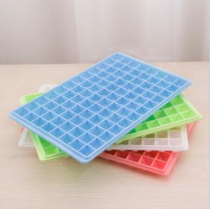 Best Square Plastic Ice Cube Tray Grid Mold Ice-making Box Maker Ice mold wholesale