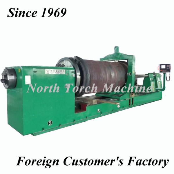 Cheap CNC Pipe Threading Lathe High Durability With 355mm Spindle Bore for sale