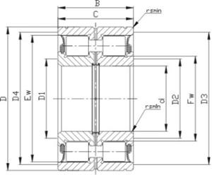 Best Precision Cylindrical Roller Bearings: SL0450 series cylindrical roller bearing SL045006-PP wholesale