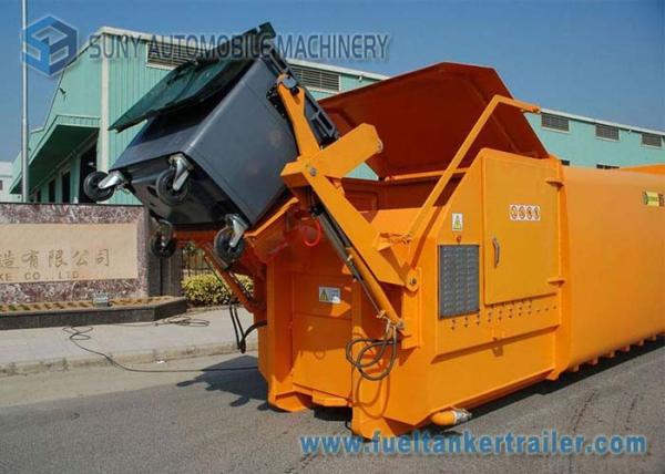 Cheap SUNY Mobile Conjoined Refuse Compression Station With 15m3 Hanging Barrel for sale