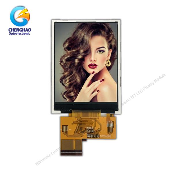Cheap 2.8" Tft ISO9001 Lcd Display Module 6 O' Clock With HX8347I Driver Ic for sale