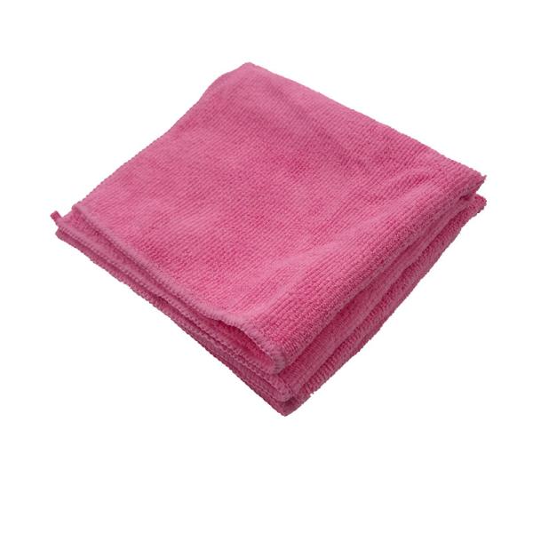 Cheap 220gsm Warp Knitted Red Microfiber Fabric 40x40 Piped 80% Polyester for sale