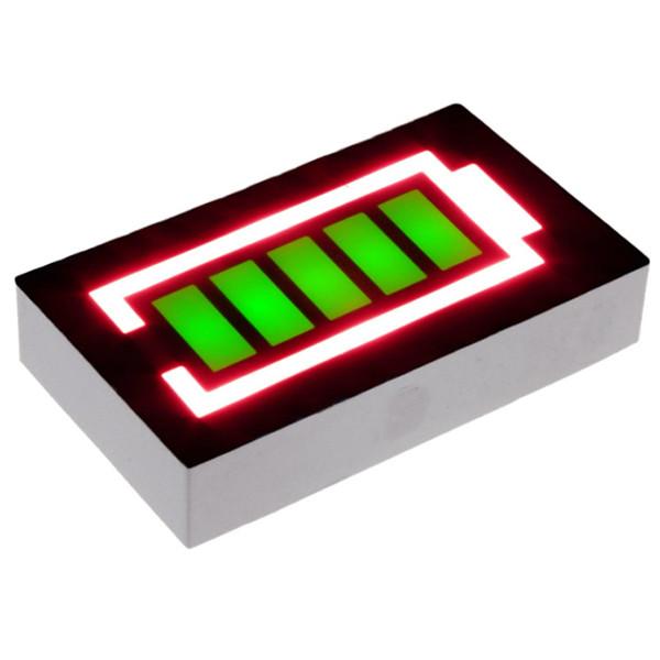 Cheap 20mm Red Green LED Bar Graph Display For Battery Indicator for sale