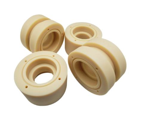 Cheap High Elastic Modulus PEEK Injection Molding Round Plastic Bushing for sale